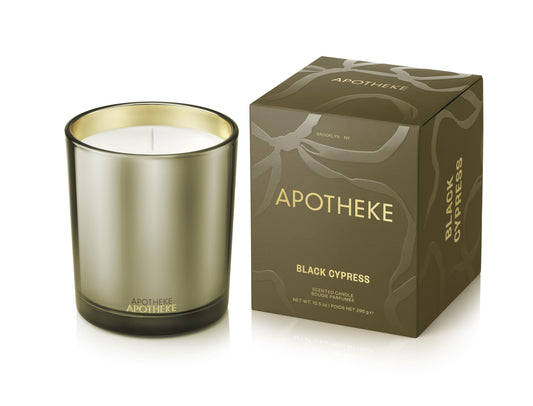 Apotheke Signature Scented Candles for Home, Charcoal - 10.5 Oz