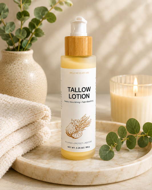 Grass-Fed Tallow Lotion | Deep Hydration for Dry Skin