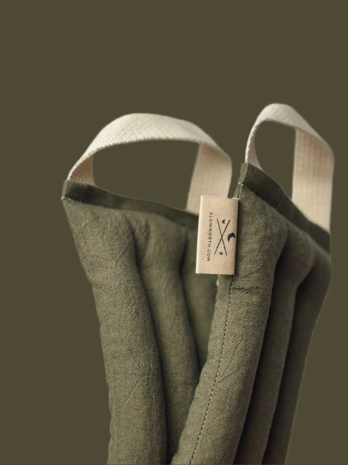 Slow North Eye Mask + Neck Wrap Bundle - Olive