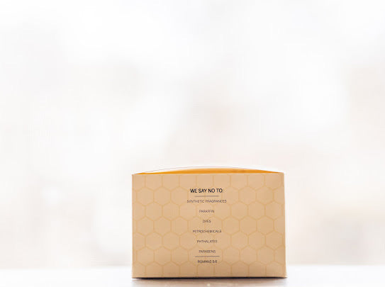 Amber Vanilla Beeswax Candle |8 oz