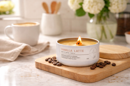 VANILLA LATTE | 5 OZ | WOODEN WICK