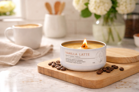VANILLA LATTE | 5 OZ | WOODEN WICK