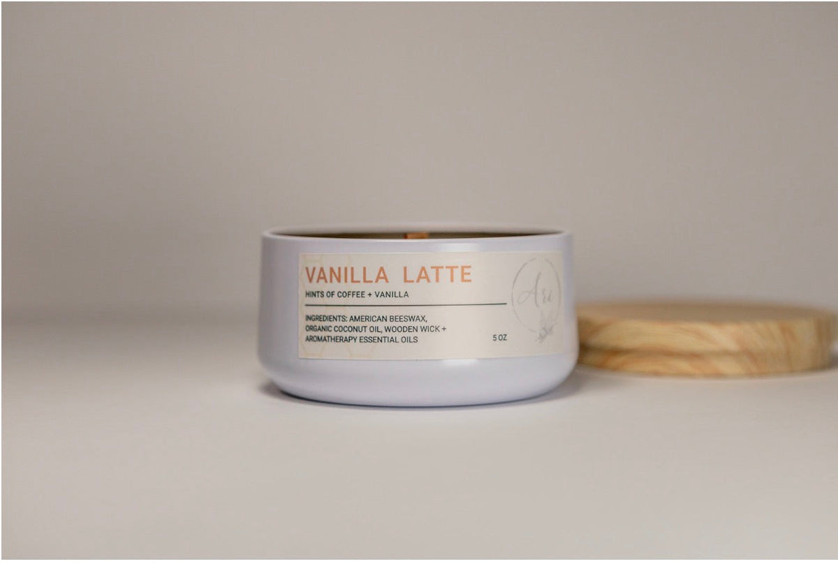 VANILLA LATTE | 5 OZ | WOODEN WICK