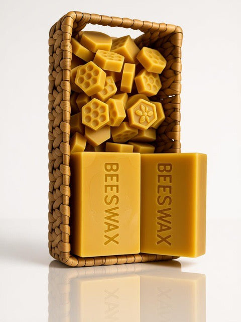 Wellness by Ari Pure American Beeswax Block or Hexagon Melts