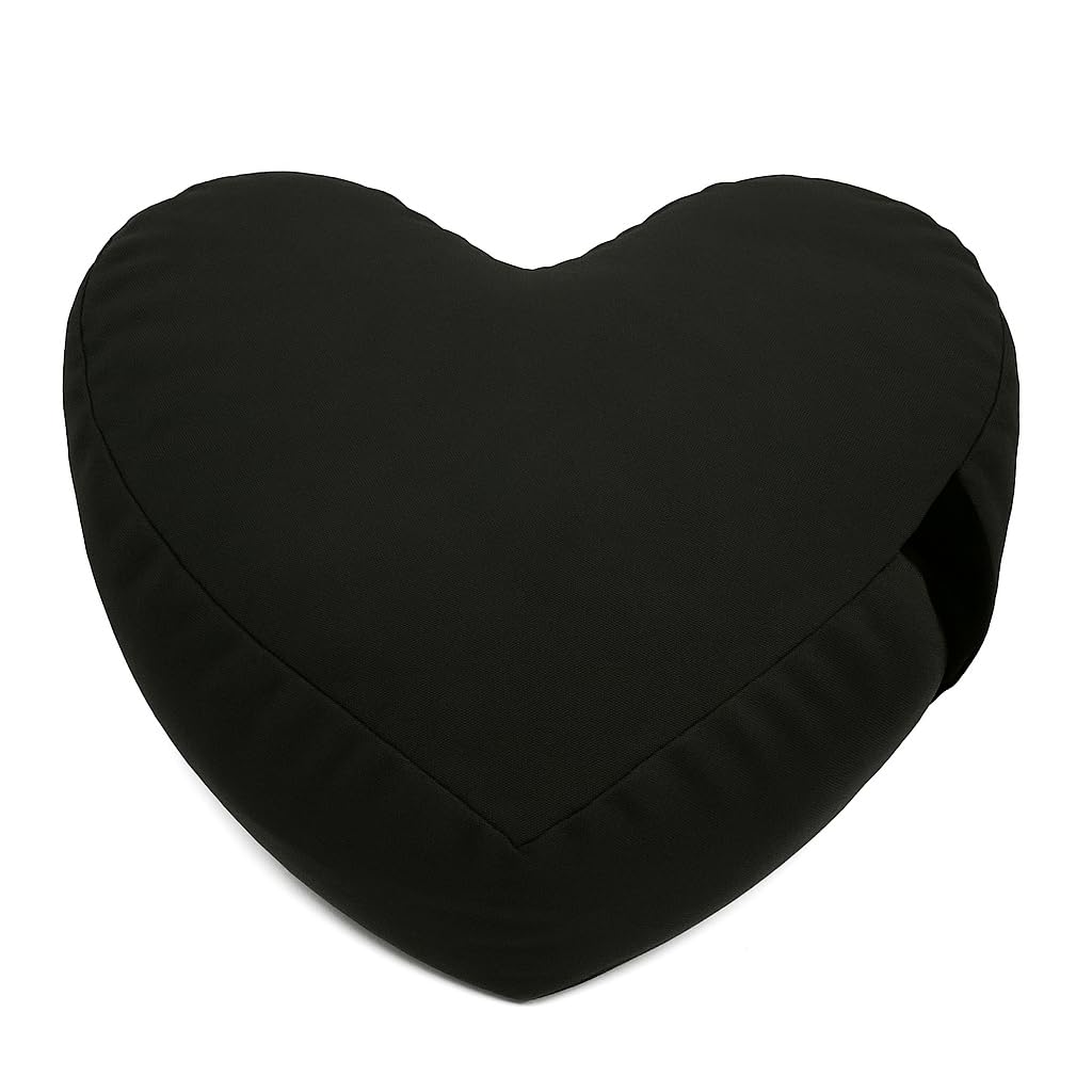 Bean Products Zafu Meditation Pillow for Sitting on Floor, Yoga Cushion Made in USA