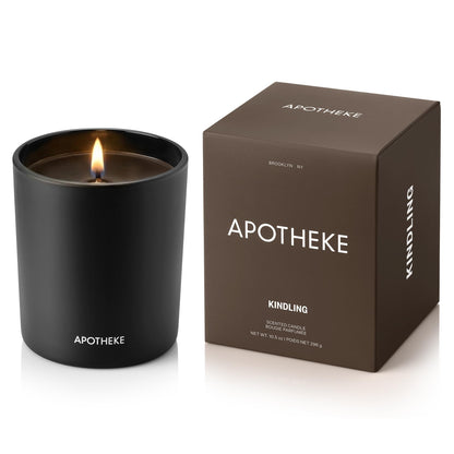 Apotheke Signature Scented Candles for Home, Charcoal - 10.5 Oz