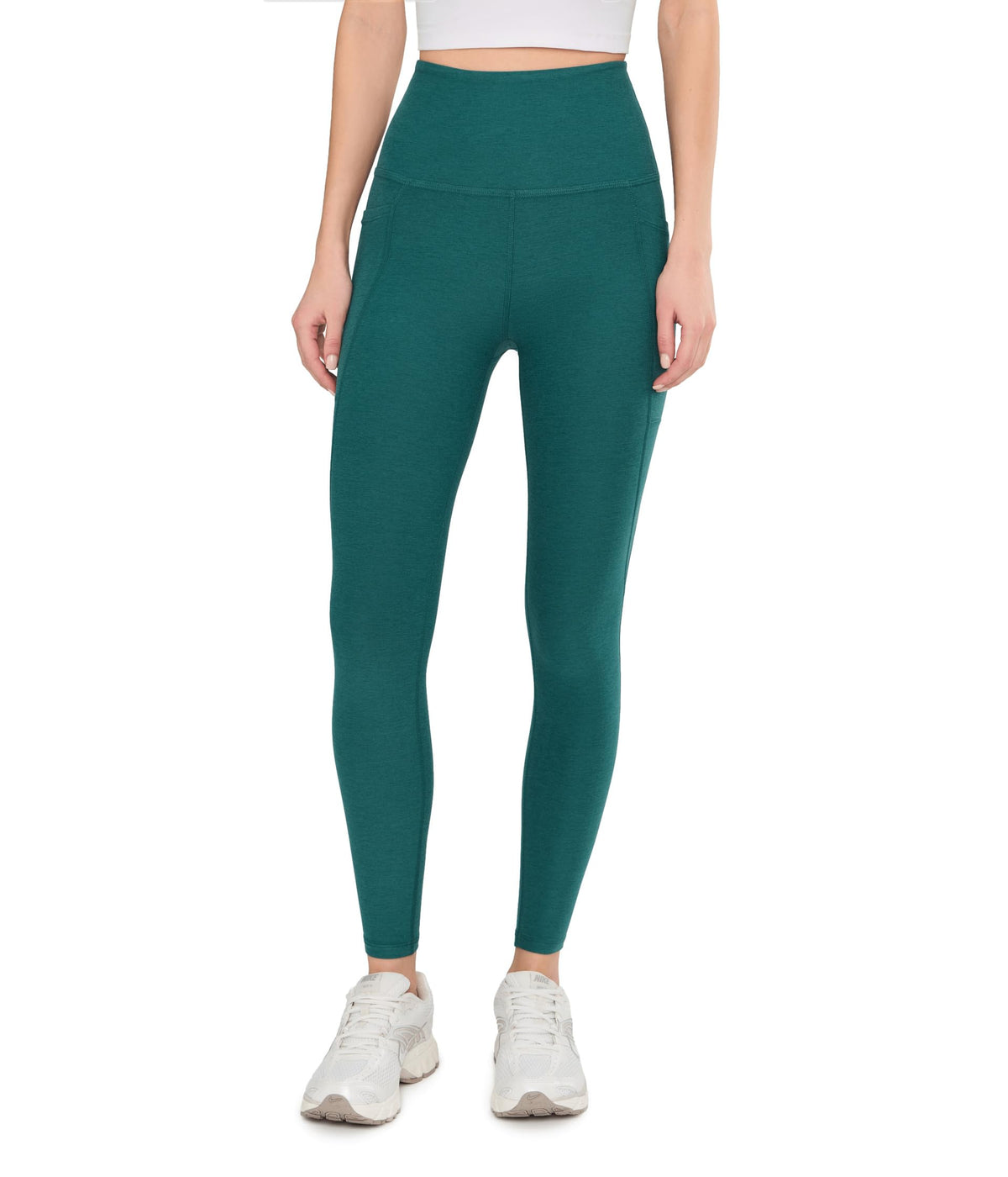 Beyond Yoga Women's Spacedye Out of Pocket High-Waisted Midi Legging