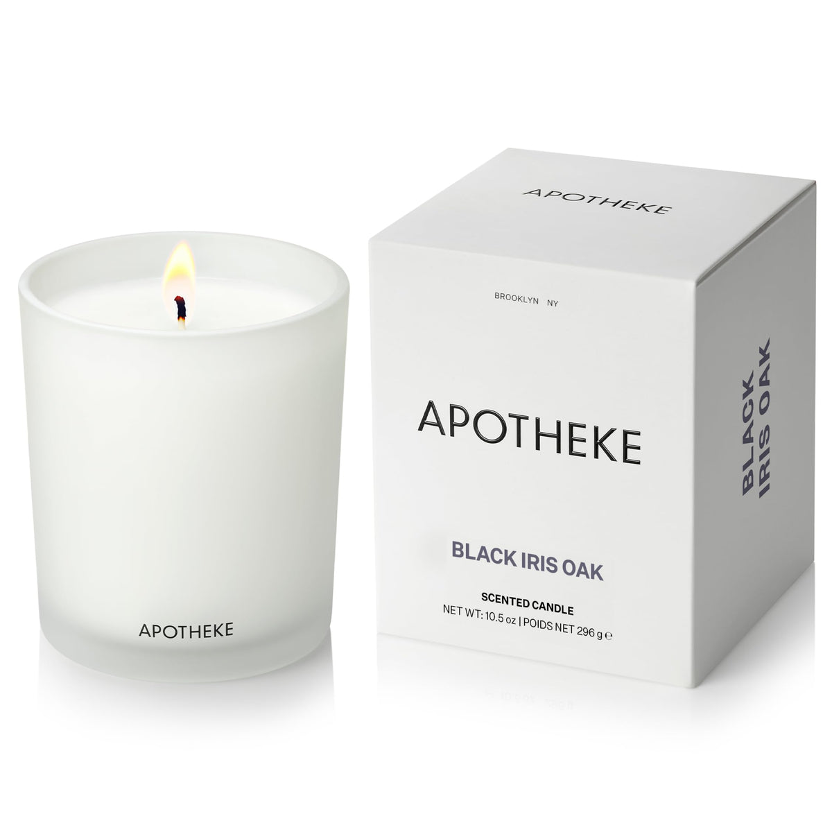 Apotheke Signature Scented Candles for Home, Charcoal - 10.5 Oz