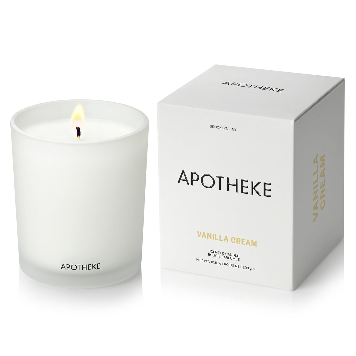 Apotheke Signature Scented Candles for Home, Charcoal - 10.5 Oz