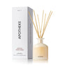 Apotheke Scented Reed Diffuser for Home, Charcoal, 10 Reed Sticks