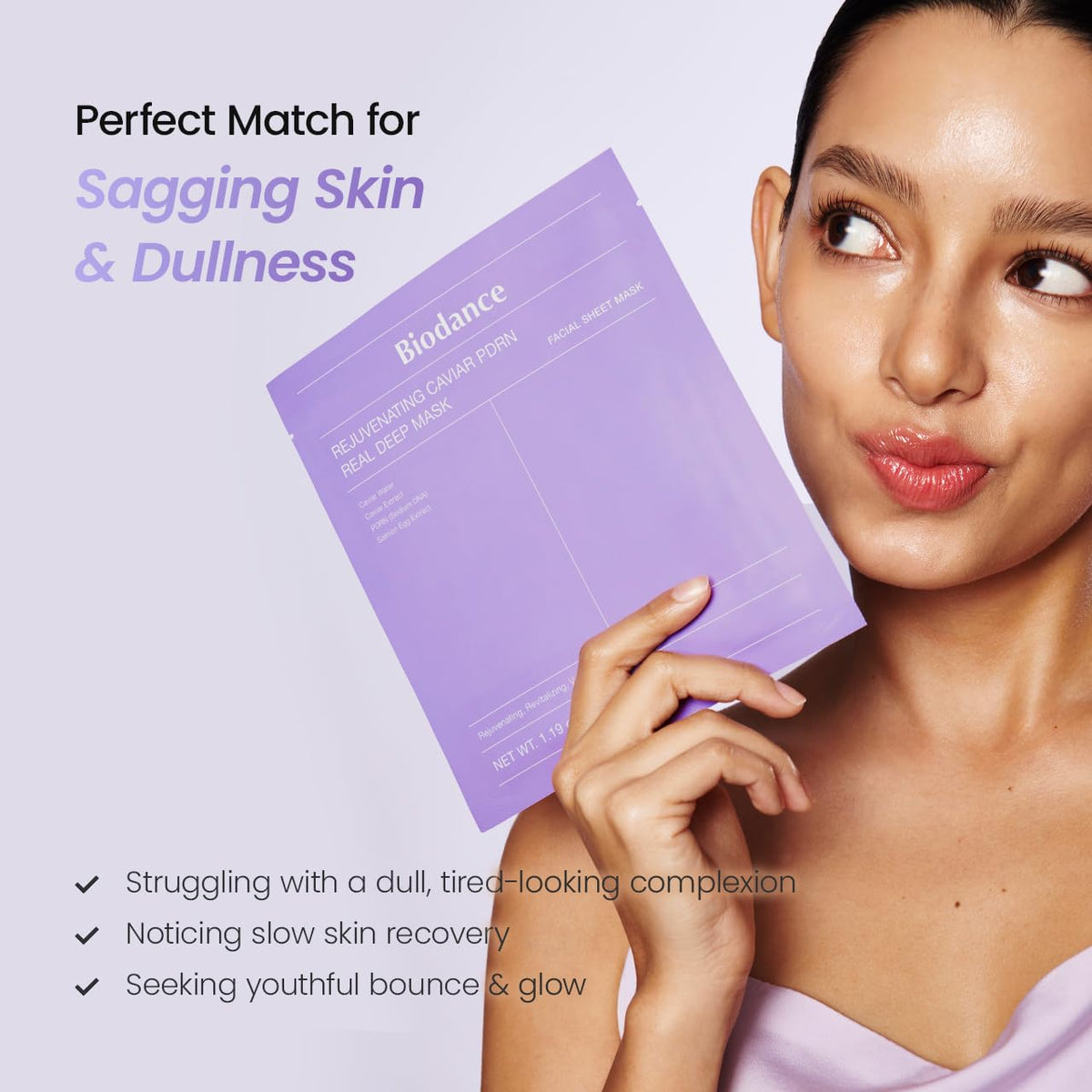 BIODANCE Bio-Collagen Real Deep Mask, Hydrating Overnight Hydrogel Face Mask, Pore Minimizing