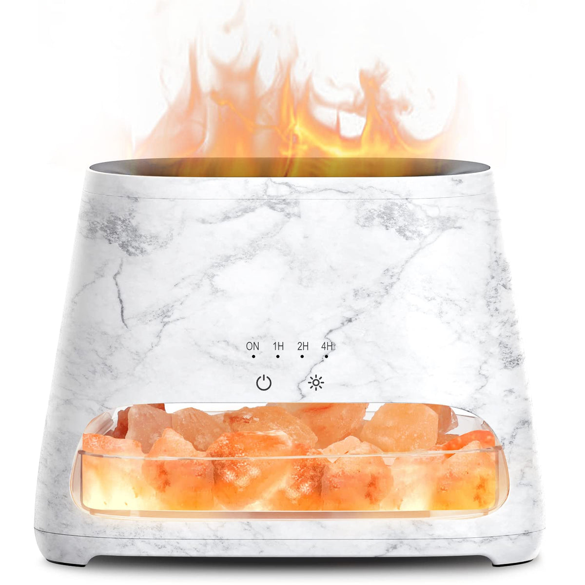 2-in-1 Essential Oil Diffuser Himalayan Salt Lamp, 150ml