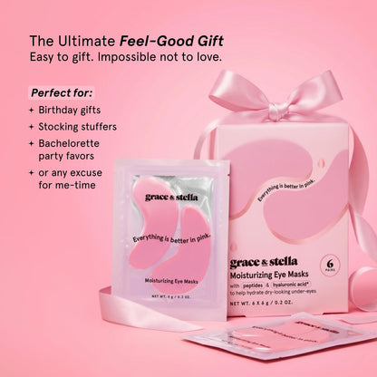 Grace & Stella Award Winning Eye Patches for Puffy Eyes  Dark Circles  Undereye Bags
