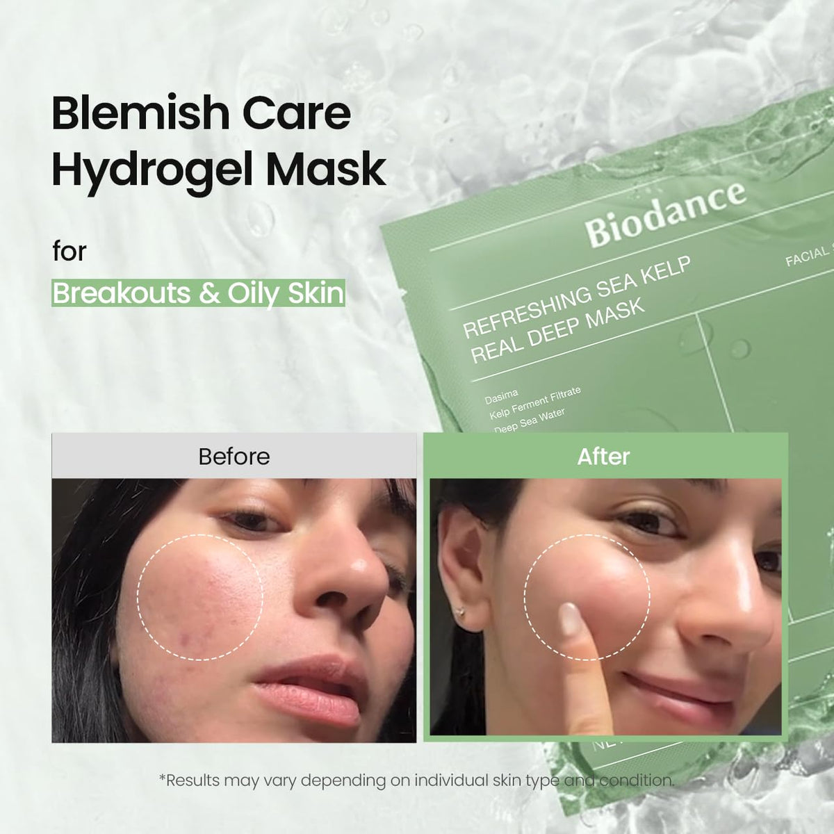 BIODANCE Bio-Collagen Real Deep Mask, Hydrating Overnight Hydrogel Face Mask, Pore Minimizing