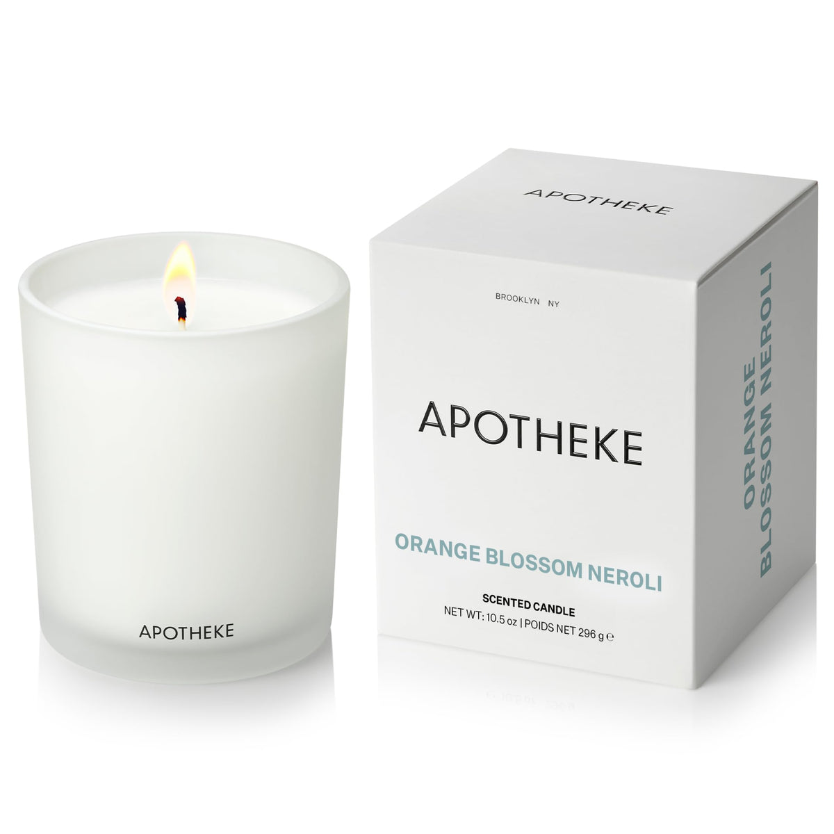 Apotheke Signature Scented Candles for Home, Charcoal - 10.5 Oz