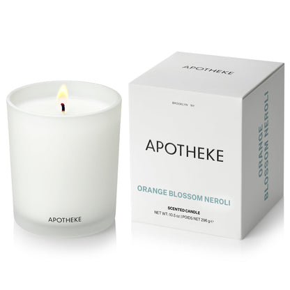 Apotheke Signature Scented Candles for Home, Charcoal - 10.5 Oz