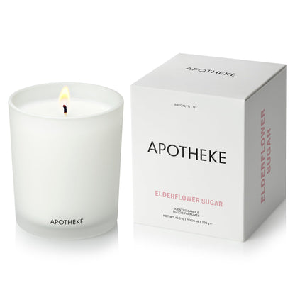 Apotheke Signature Scented Candles for Home, Charcoal - 10.5 Oz