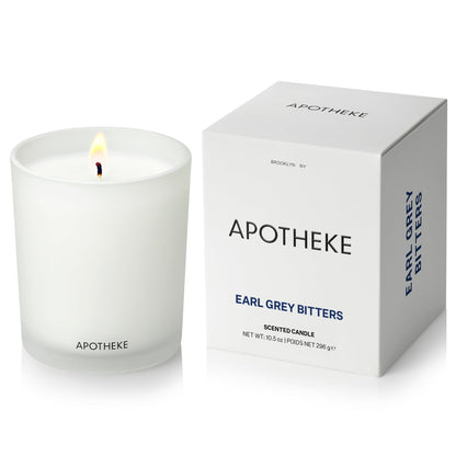 Apotheke Signature Scented Candles for Home, Charcoal - 10.5 Oz