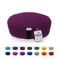 Bean Products Zafu Meditation Pillow for Sitting on Floor, Yoga Cushion Made in USA