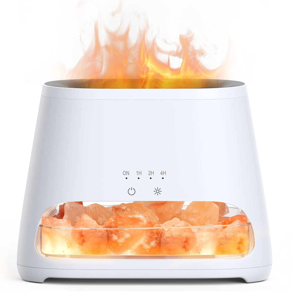2-in-1 Essential Oil Diffuser Himalayan Salt Lamp, 150ml