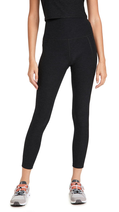 Beyond Yoga Women's Spacedye Out of Pocket High-Waisted Midi Legging