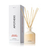 Apotheke Scented Reed Diffuser for Home, Charcoal, 10 Reed Sticks