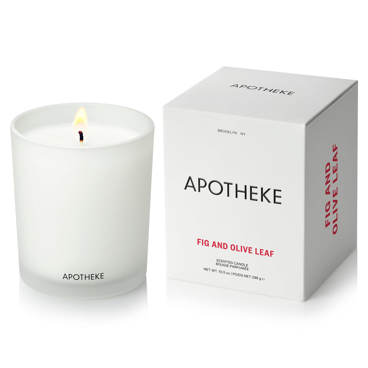 Apotheke Signature Scented Candles for Home, Charcoal - 10.5 Oz