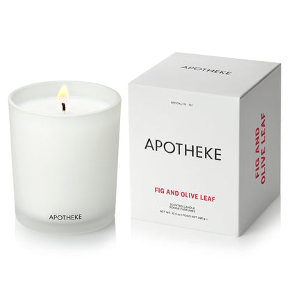 Apotheke Signature Scented Candles for Home, Charcoal - 10.5 Oz