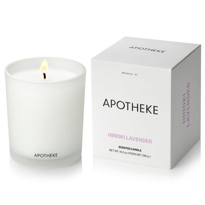 Apotheke Signature Scented Candles for Home, Charcoal - 10.5 Oz