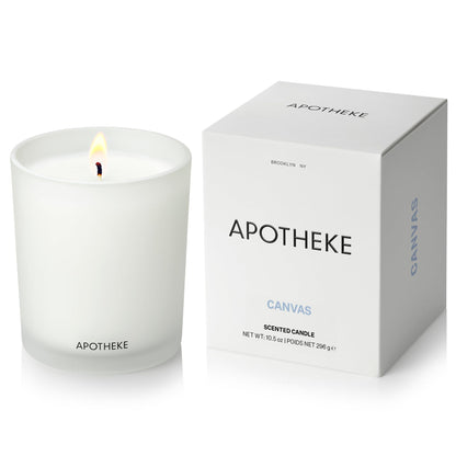 Apotheke Signature Scented Candles for Home, Charcoal - 10.5 Oz