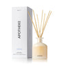 Apotheke Scented Reed Diffuser for Home, Charcoal, 10 Reed Sticks