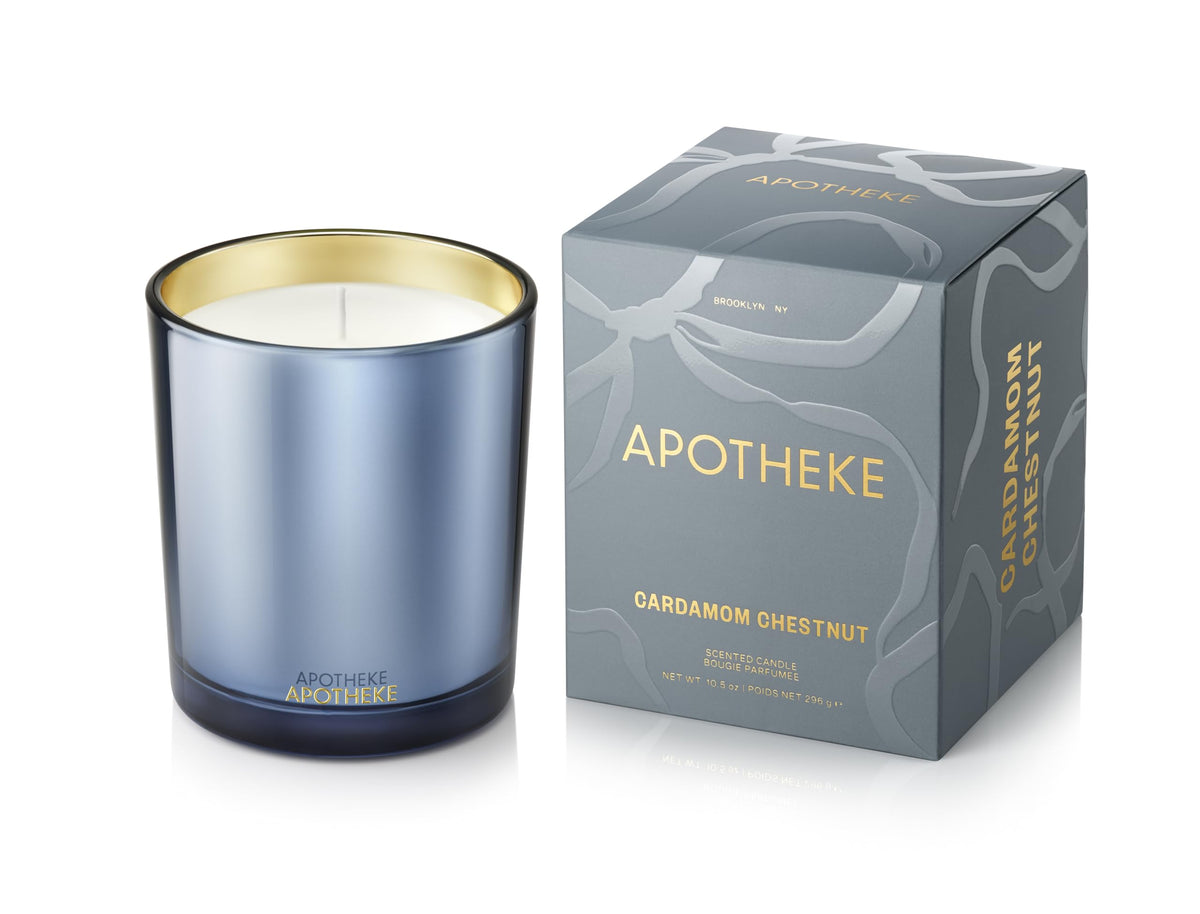 Apotheke Signature Scented Candles for Home, Charcoal - 10.5 Oz