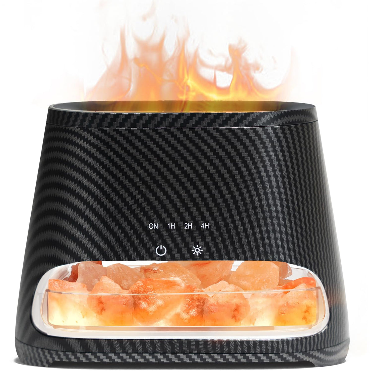 2-in-1 Essential Oil Diffuser Himalayan Salt Lamp, 150ml