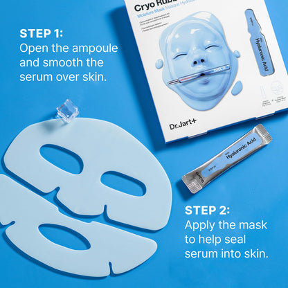 Dr.Jart+ Cryo Rubber Cooling Korean Face Mask Brightening-Soothing-Mousturizing-Firming
