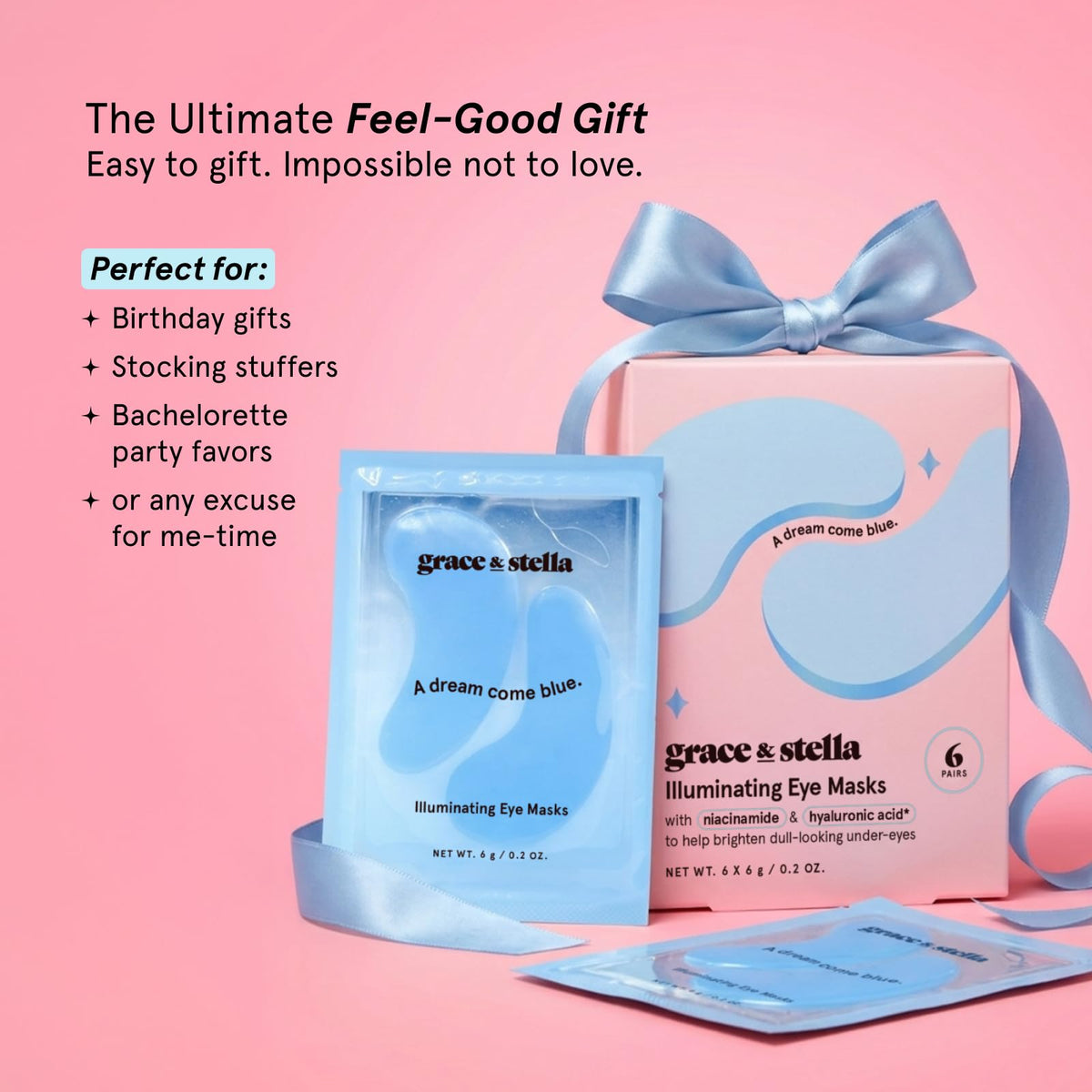 Grace & Stella Award Winning Eye Patches for Puffy Eyes  Dark Circles  Undereye Bags