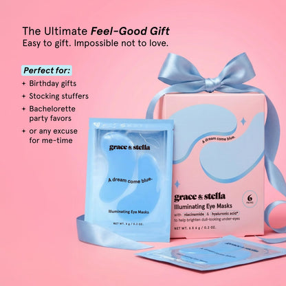 Grace & Stella Award Winning Eye Patches for Puffy Eyes  Dark Circles  Undereye Bags
