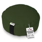 Bean Products Zafu Meditation Pillow for Sitting on Floor, Yoga Cushion Made in USA