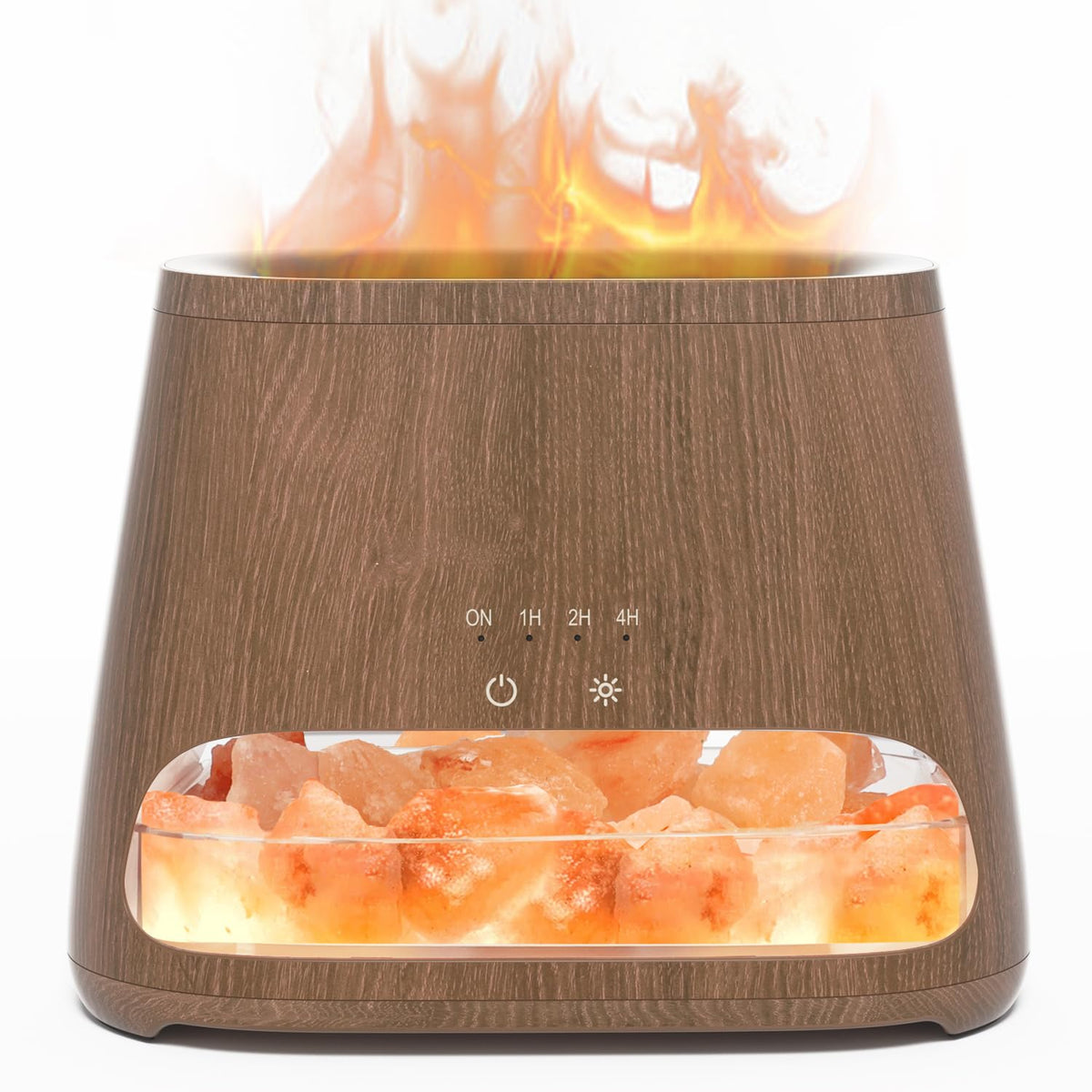 2-in-1 Essential Oil Diffuser Himalayan Salt Lamp, 150ml