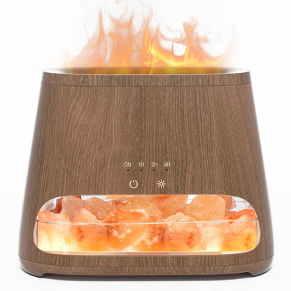 2-in-1 Essential Oil Diffuser Himalayan Salt Lamp, 150ml