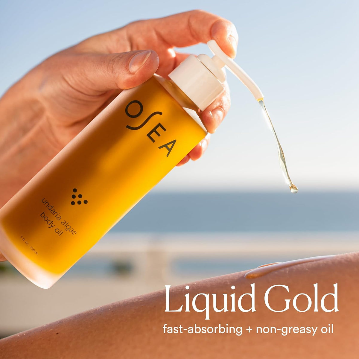 OSEA Undaria Algae Body Oil, Visibly Firming, Deeply Moisturizing, 5 oz