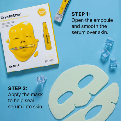 Dr.Jart+ Cryo Rubber Cooling Korean Face Mask Brightening-Soothing-Mousturizing-Firming