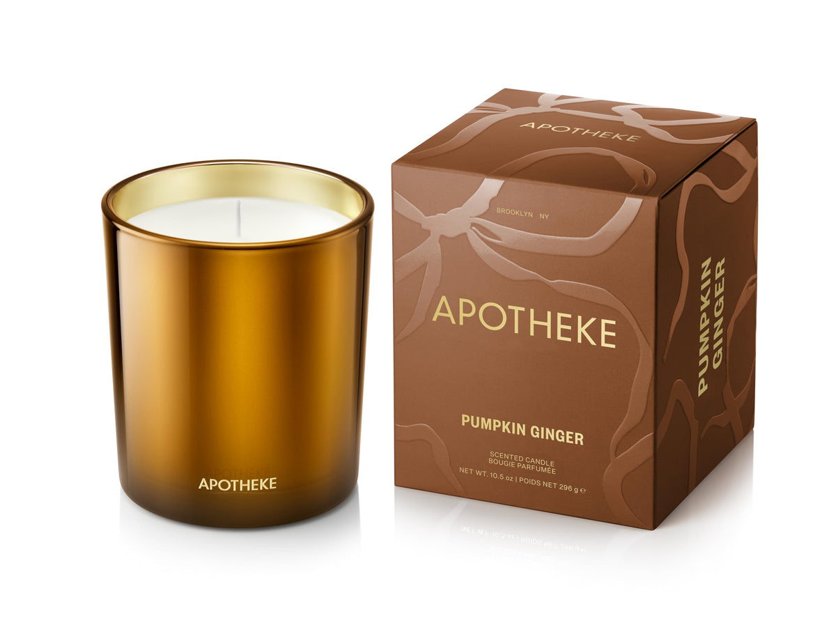 Apotheke Signature Scented Candles for Home, Charcoal - 10.5 Oz