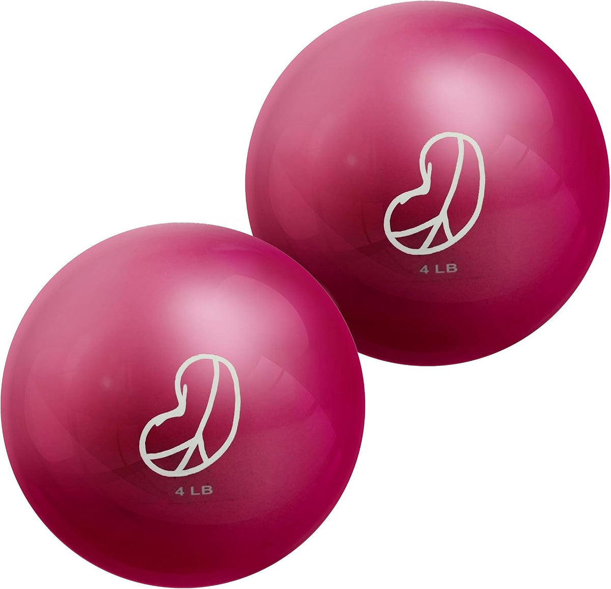 Bean Products Soft Weighted Balls for Exercise 2-6lb Options