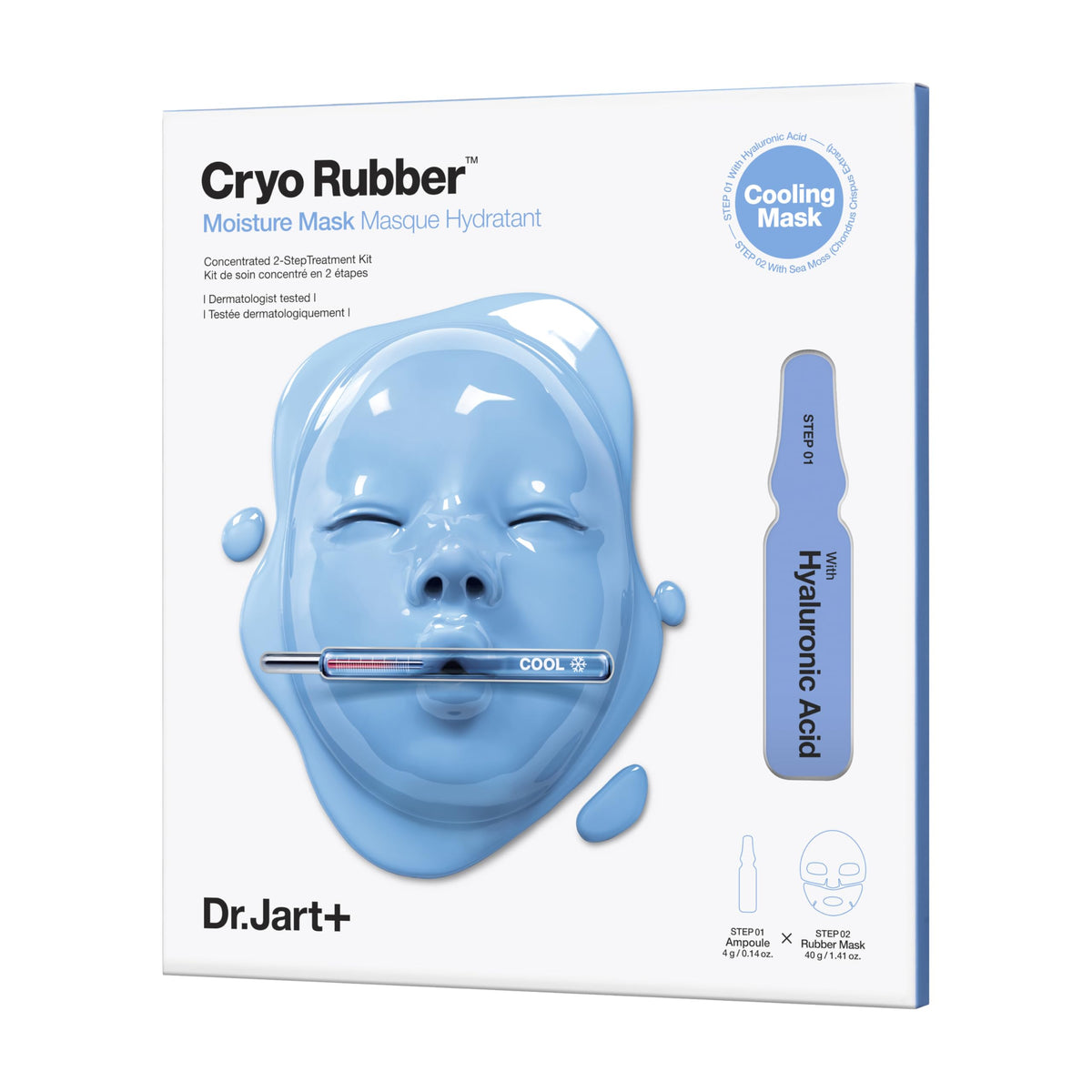 Dr.Jart+ Cryo Rubber Cooling Korean Face Mask Brightening-Soothing-Mousturizing-Firming