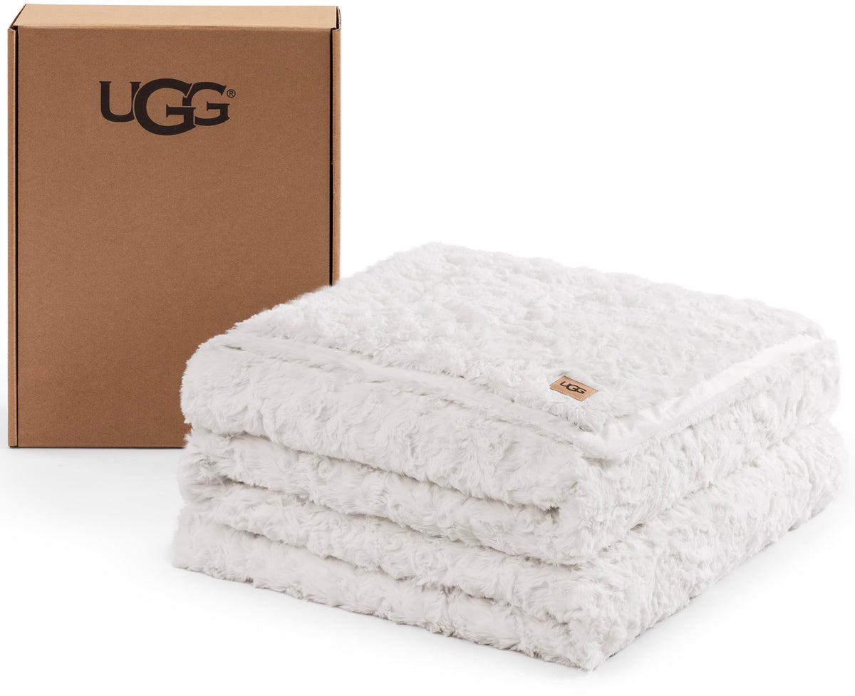 UGG Adalee Faux Fur Blanket in All Sizes and Four Color Options