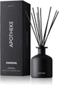 Apotheke Scented Reed Diffuser for Home, Charcoal, 10 Reed Sticks