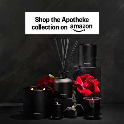 Apotheke Signature Scented Candles for Home, Charcoal - 10.5 Oz