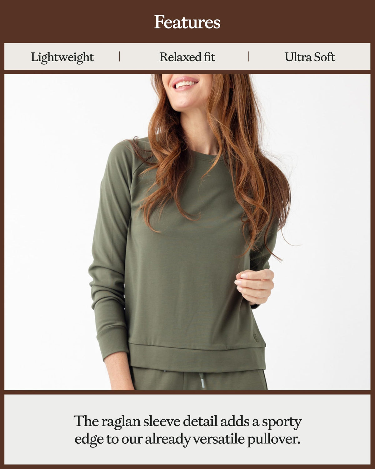 Cozy Earth Women's Pullover Crew Neck Sweater, Relaxed Fit Sweatshirt