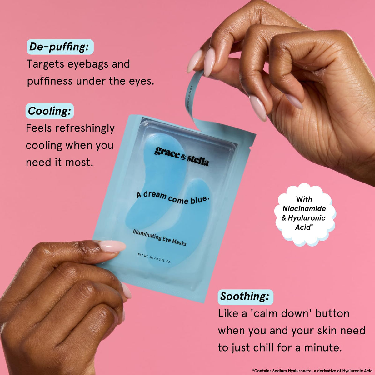 Grace & Stella Award Winning Eye Patches for Puffy Eyes  Dark Circles  Undereye Bags