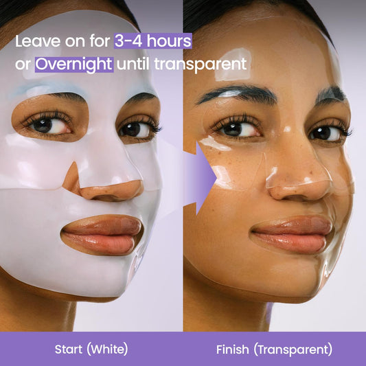 BIODANCE Bio-Collagen Real Deep Mask, Hydrating Overnight Hydrogel Face Mask, Pore Minimizing